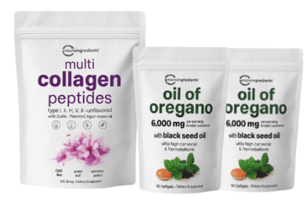 2 oil oregan 90caps - 1 Multicolageno 1lb (Microingredients)